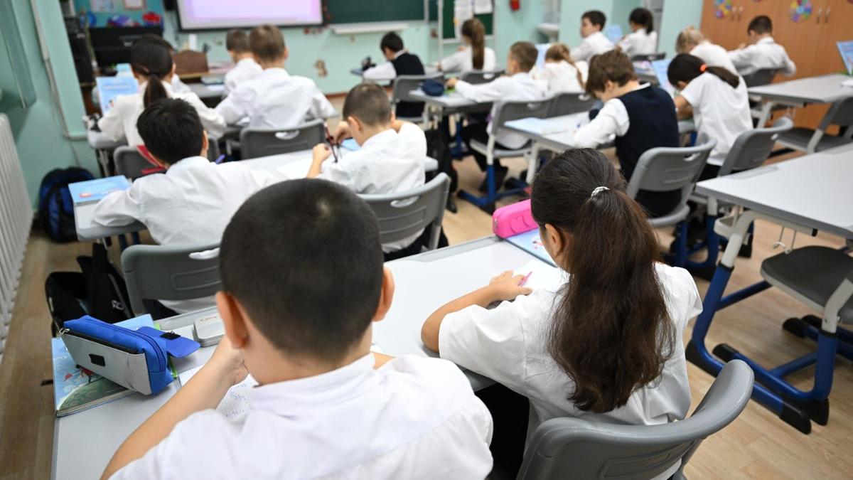 Ученики на уроке