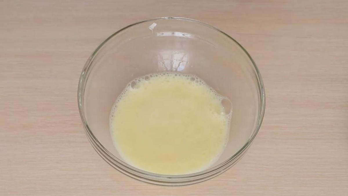 Взбитые с молоком яйца