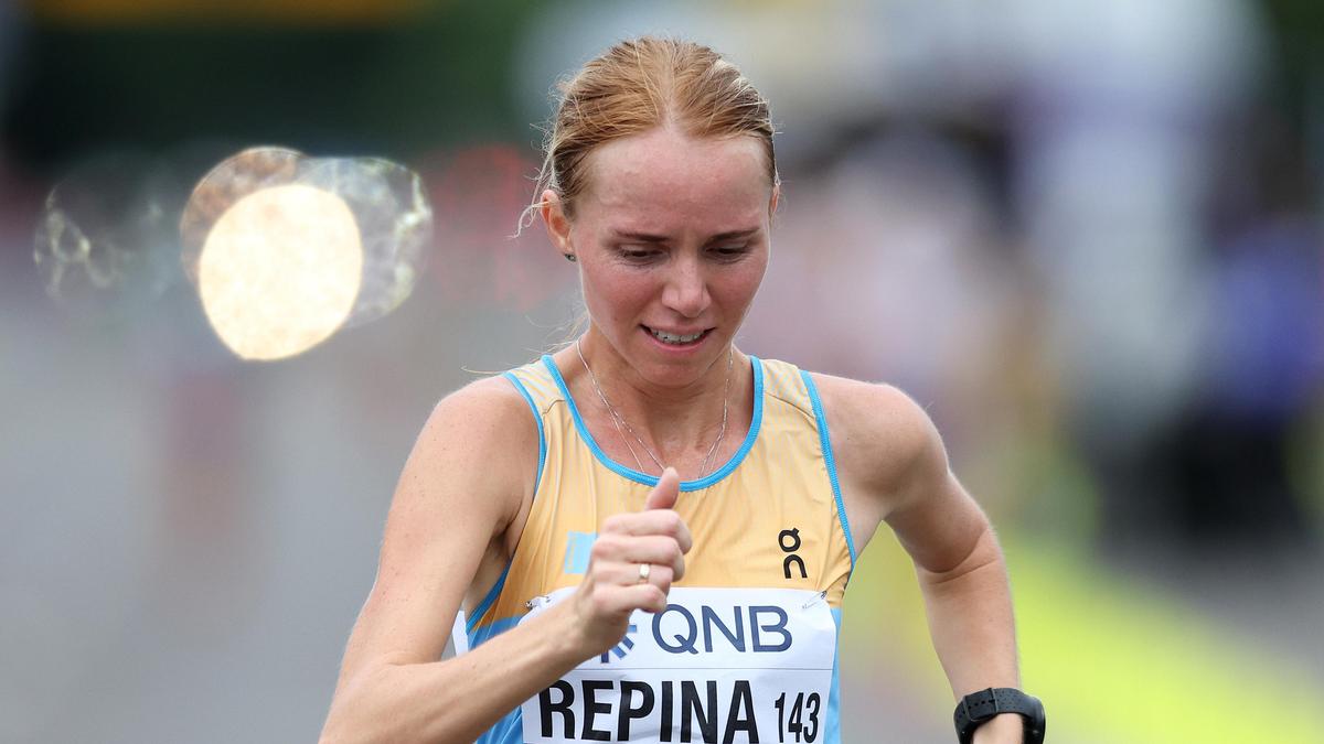 Казахстанская легкоатлетка Полина Репина