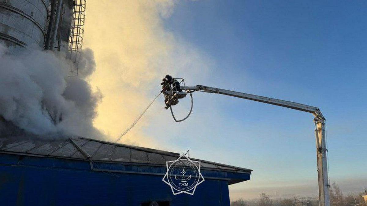 Пожар в Астане