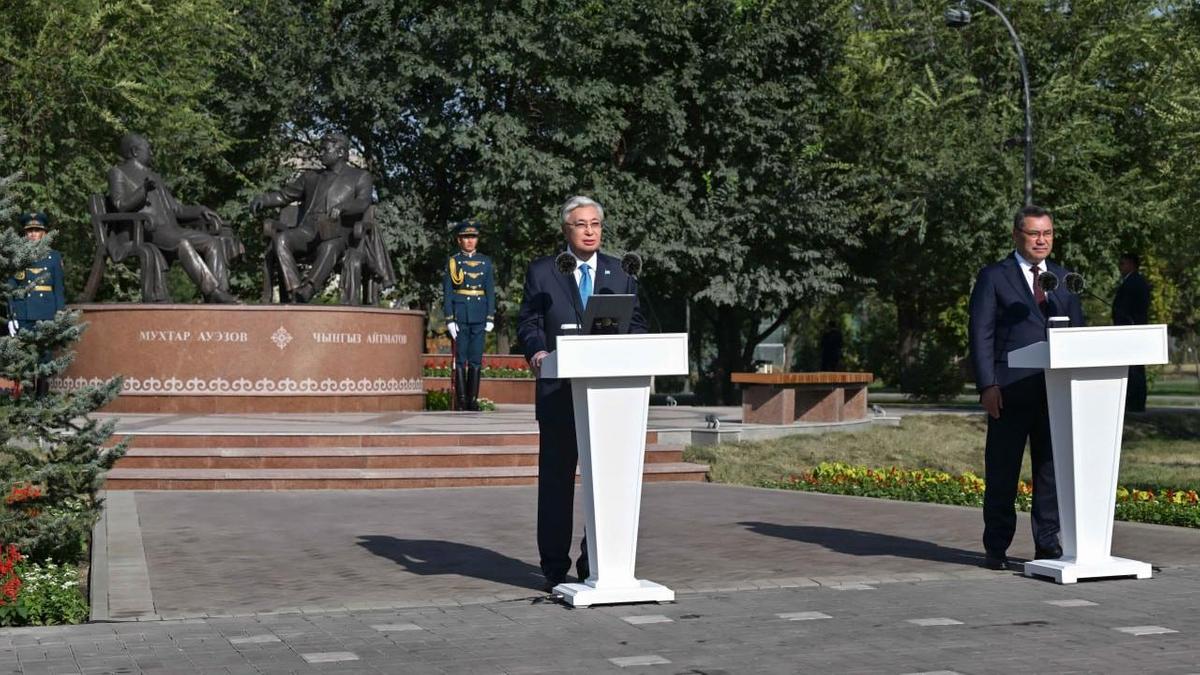 Касым-Жомарт Токаев и Садыр Жапаров