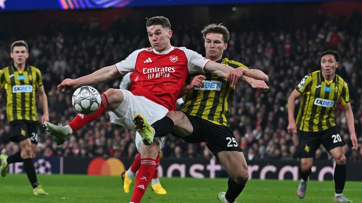 Матч "Арсенала" и "Кайрата" в ЛЧ