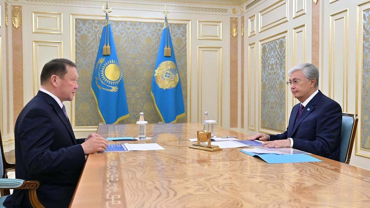 Касым-Жомарт Токаев и Кумар Аксакалов