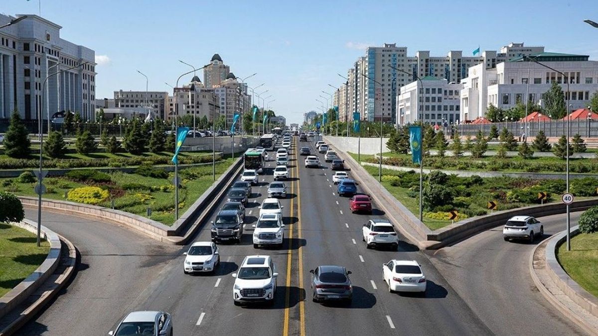 Дорога в Астане