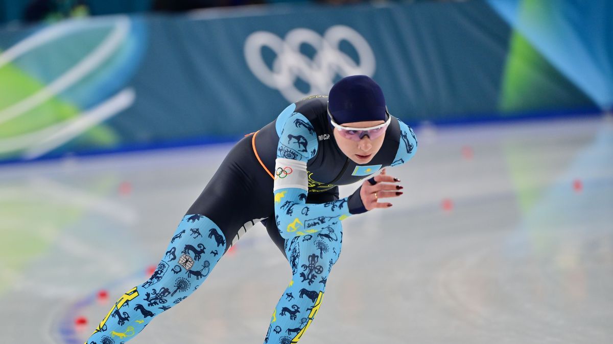 Казахстанская конькобежка Надежда Морозова