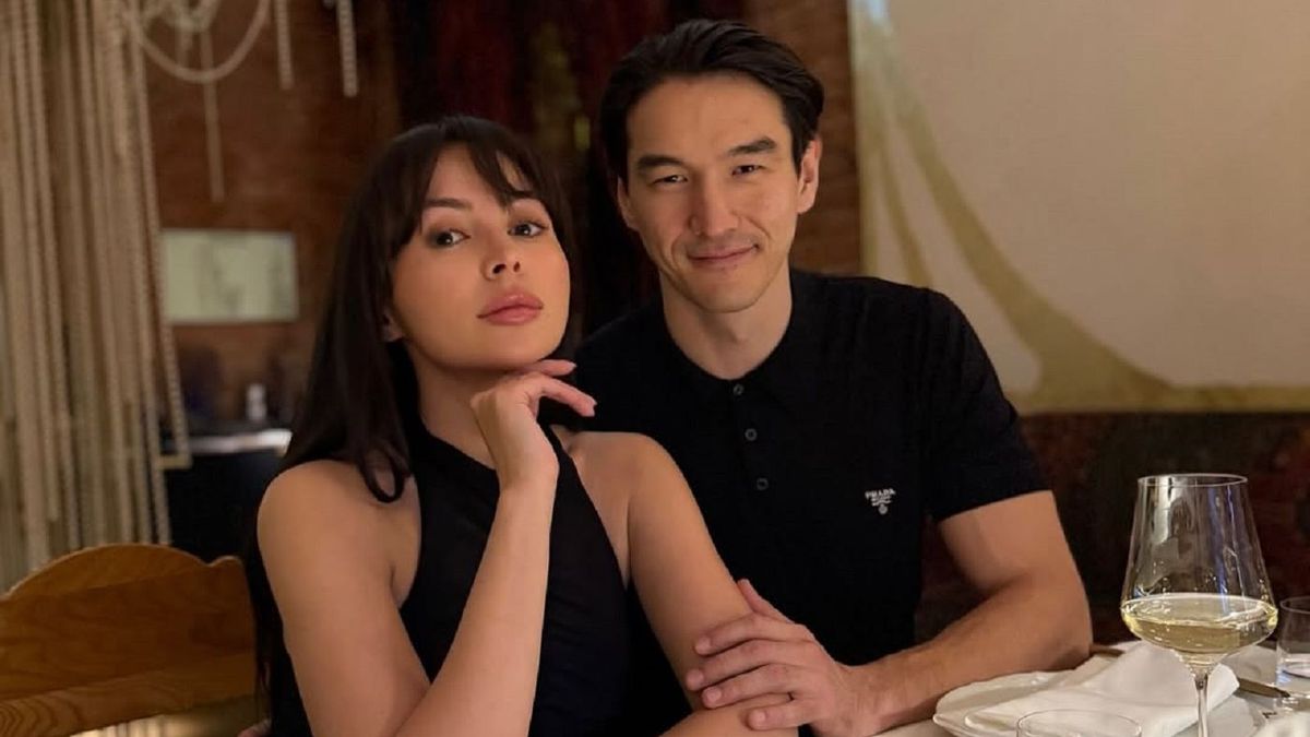 Нурлан Сабуров с супругой Дианой