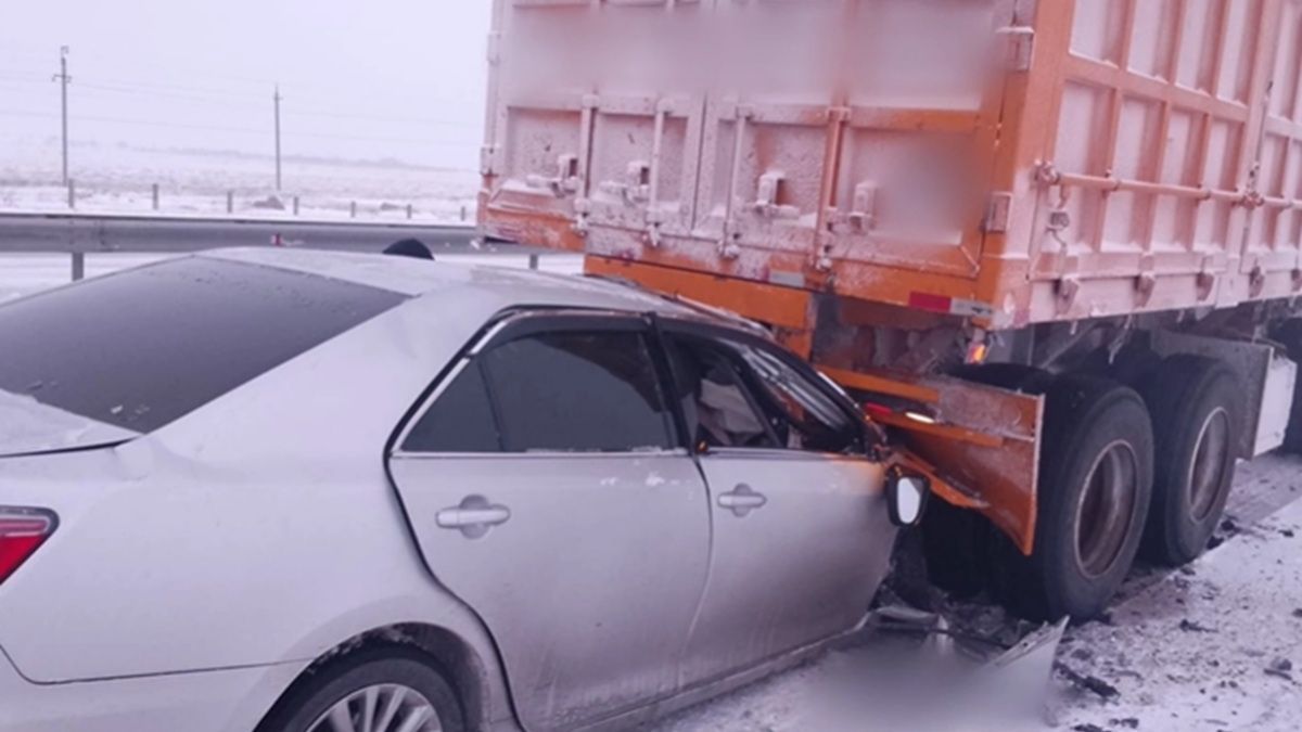 ДТП на трассе в Павлодарской области