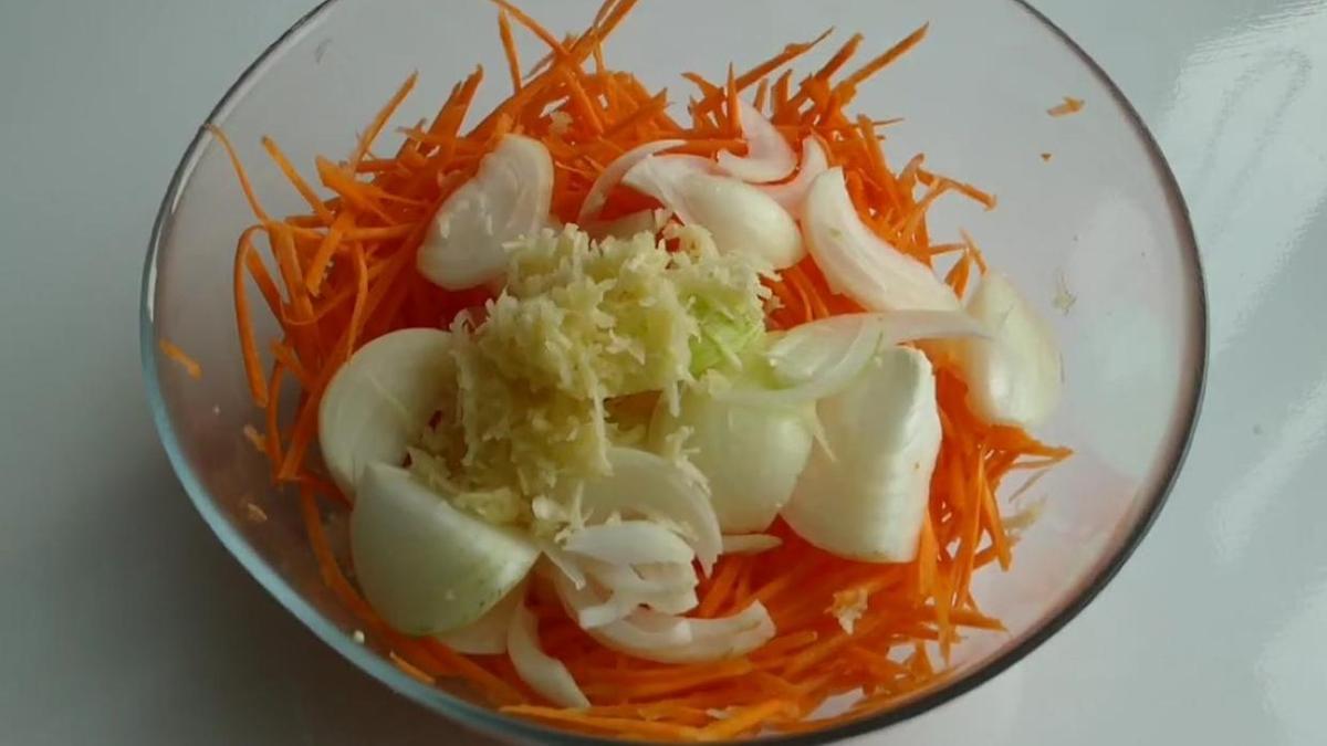 Нарезанные овощи