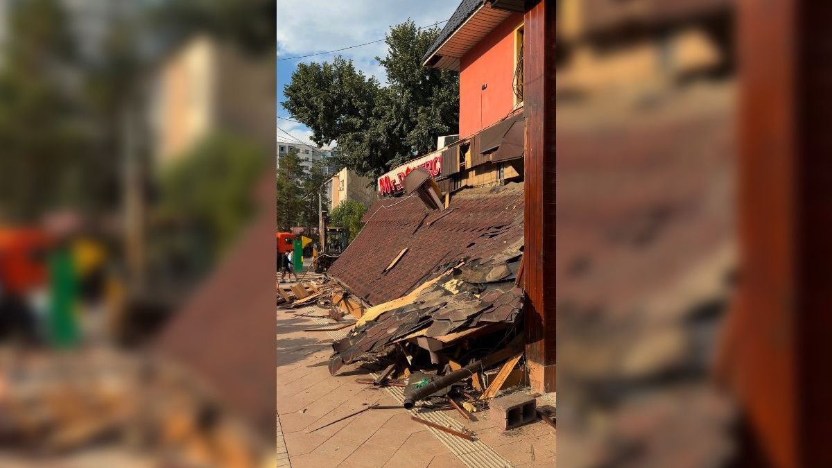 Снос постройки в Алматы