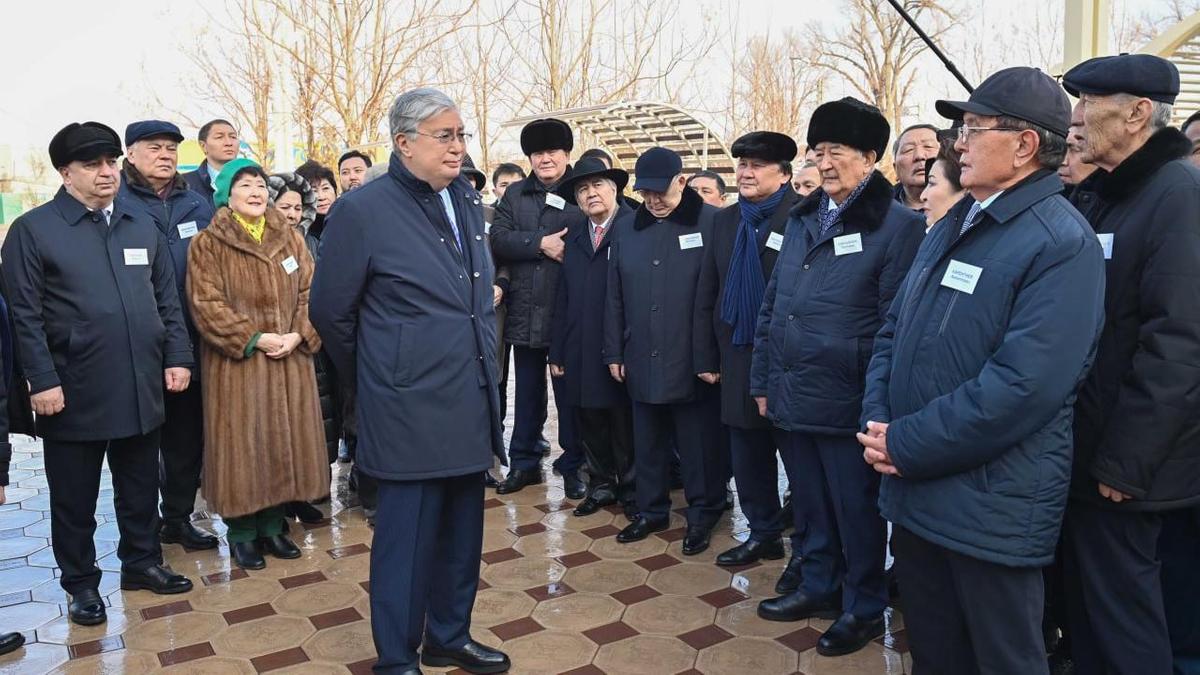 Касым-Жомарт Токаев в Жамбылской области