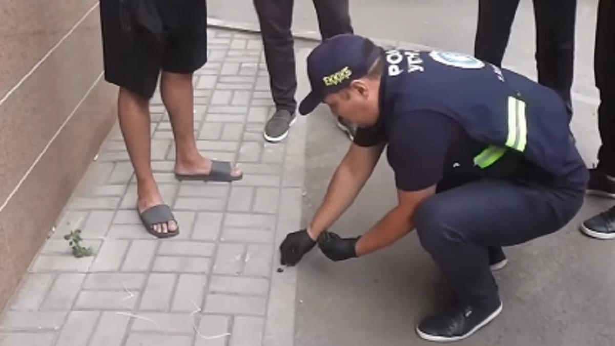 Полиция проводит задержание