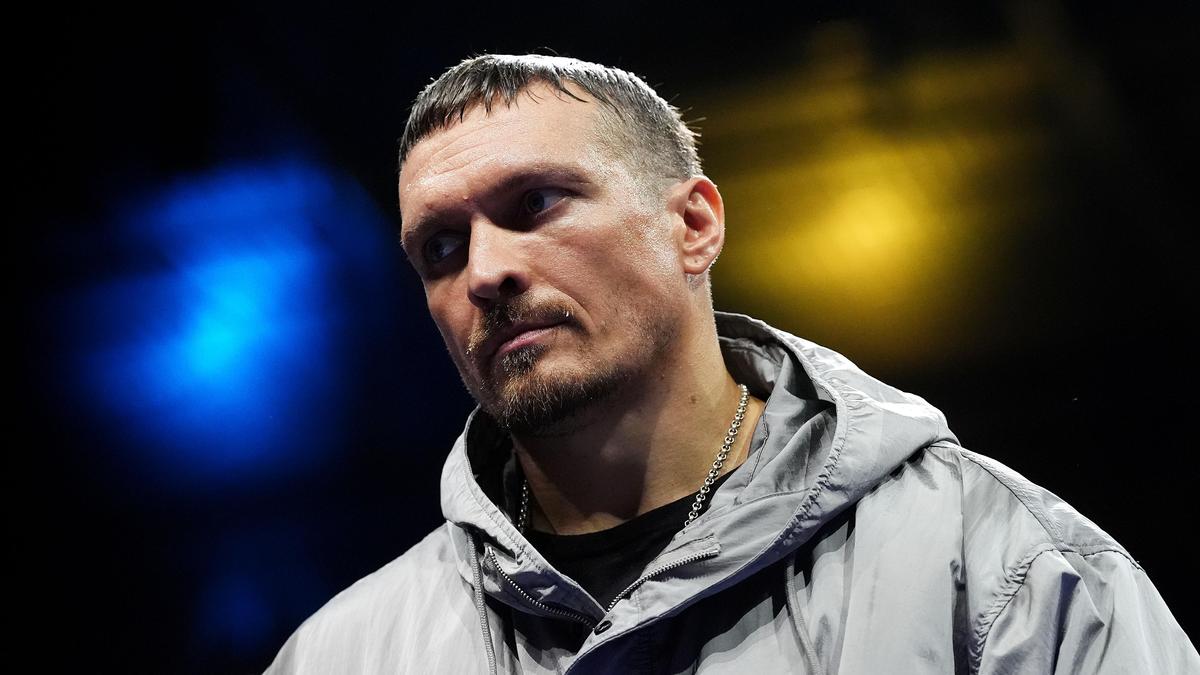 Украинский боксер Александр Усик