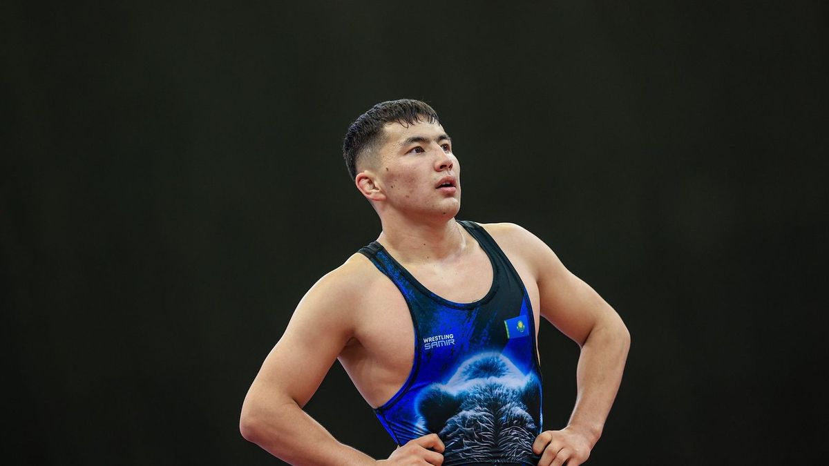 Казахстанский борец греко-римского стиля Багдат Сарбаз