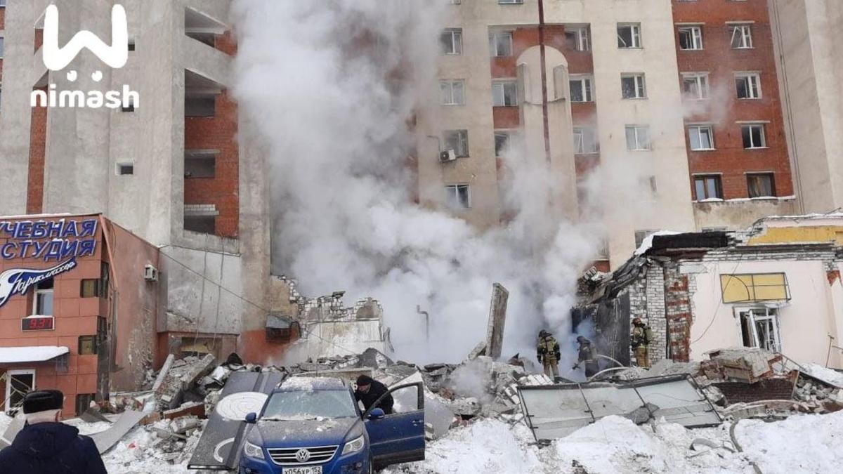 Разрушенный дом в Нижнем Новгороде