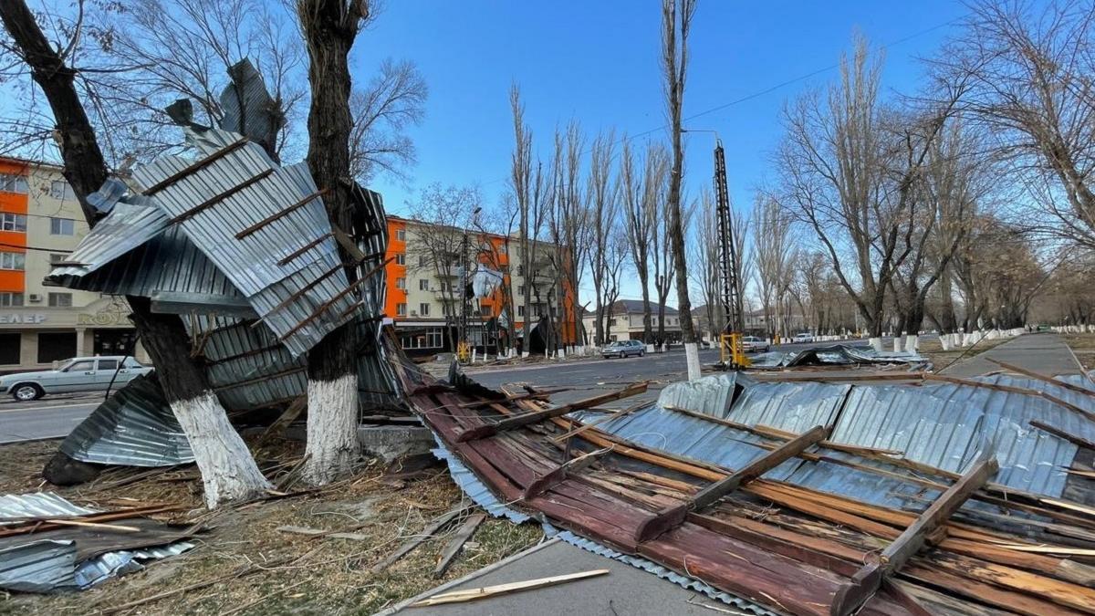 Ураган в Таразе