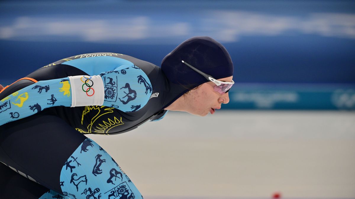 Казахстанская конькобежка Надежда Морозова