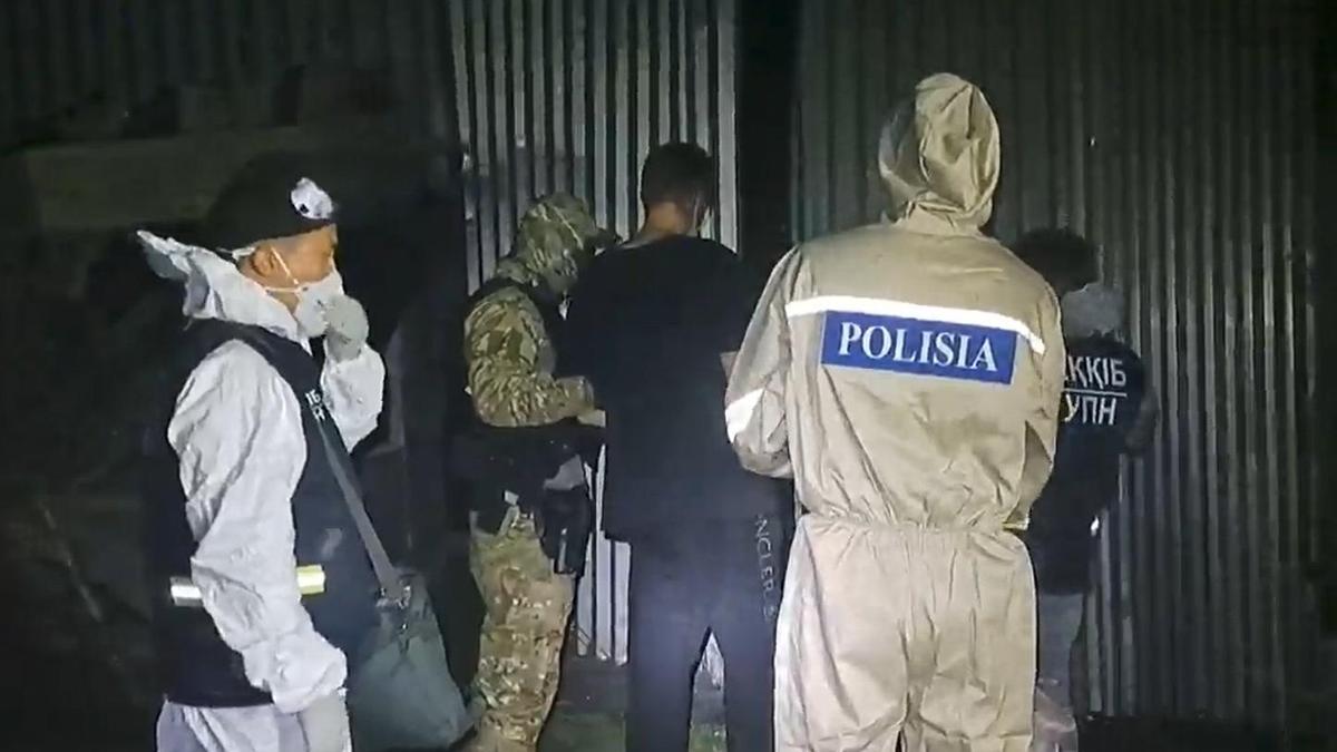 Задержание в Карагандинской области Задержание в Карагандинской области