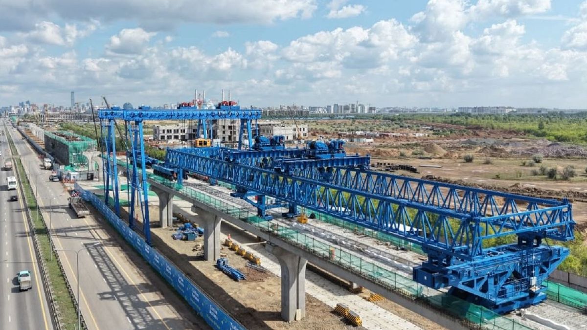 Строительство LRT до Косшы
