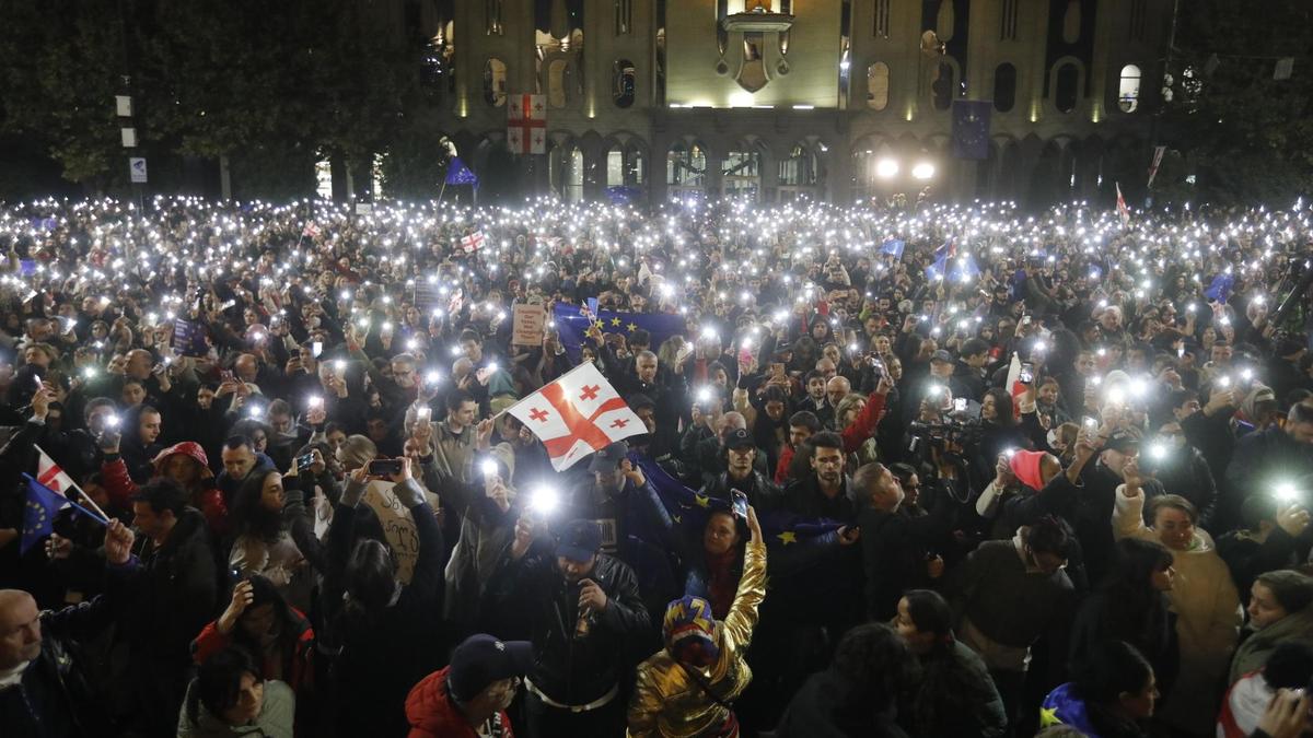 Митинг в Тбилиси