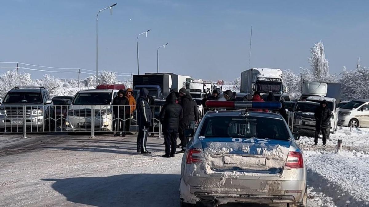 Блокпост в Жамбылской области