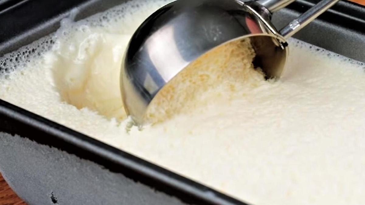 Застывшее мороженое