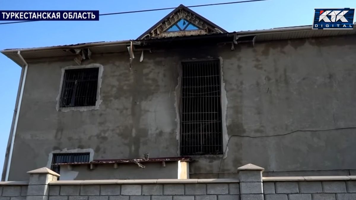 Дом, где случился пожар