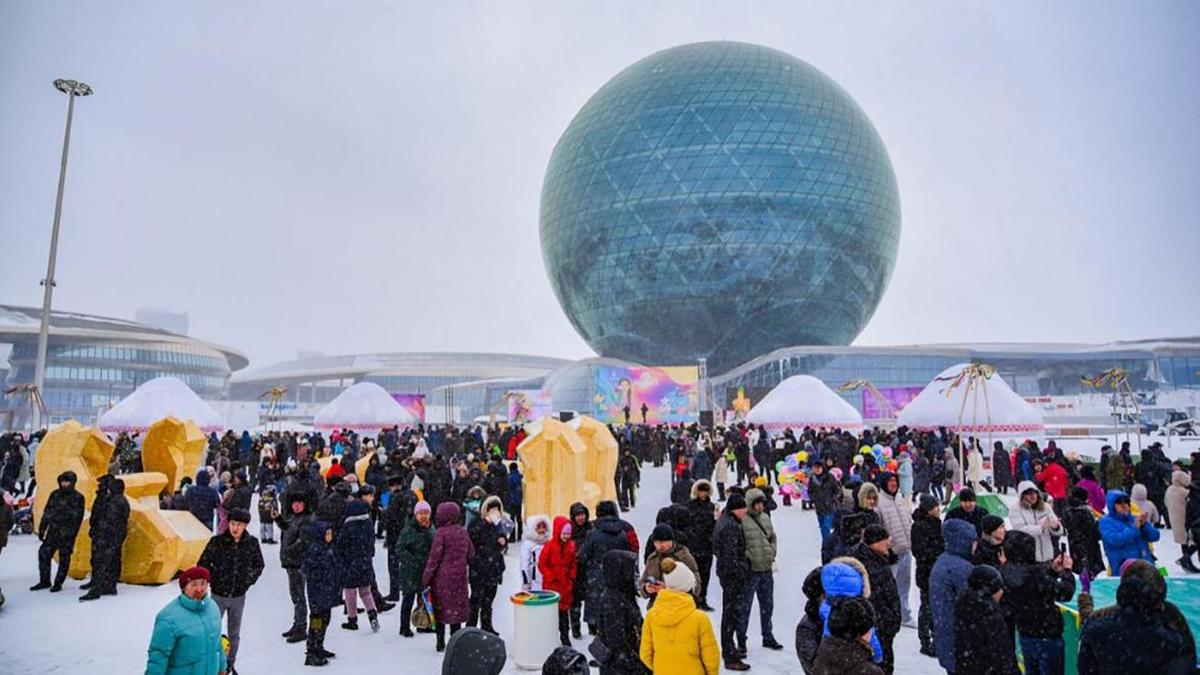 Празднование Наурыза в Нур-Султане