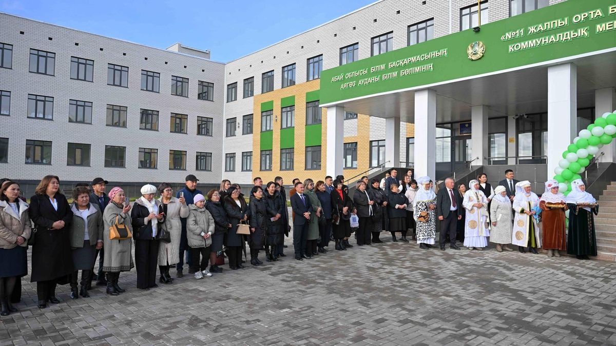 Открытие новой школы в городе Аягоз