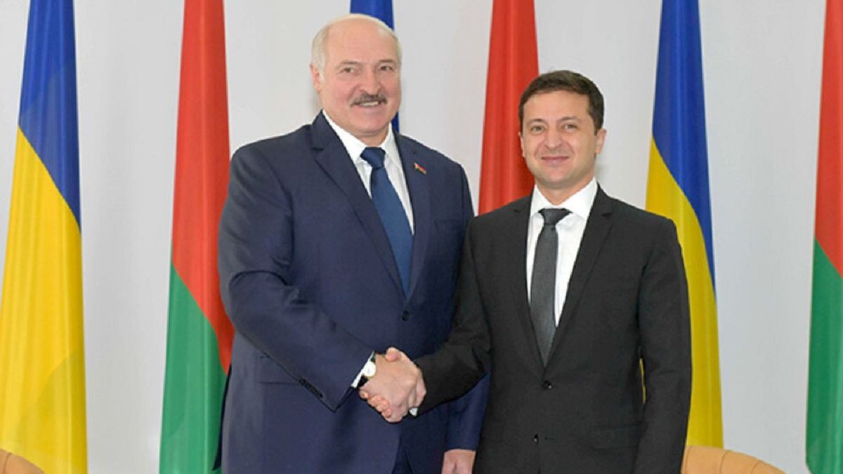 Александр Лукашенко и Владимир Зеленский