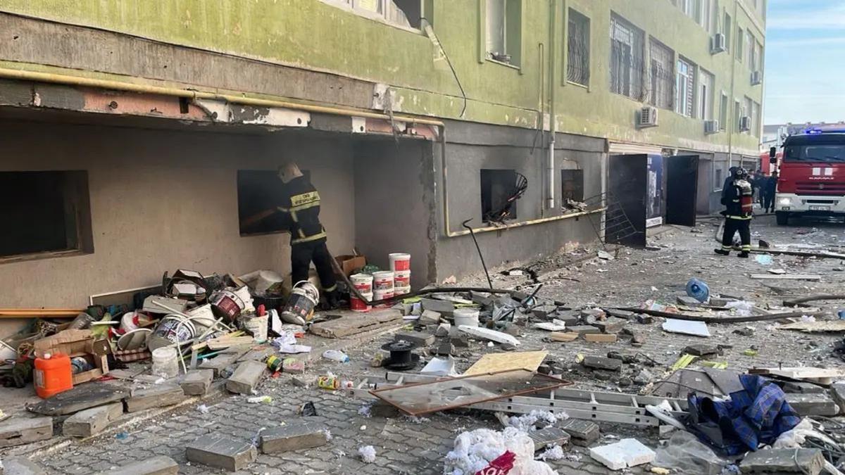 Взрыв в Актау