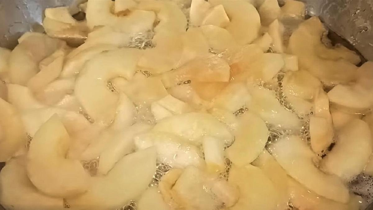 Проваривание яблок