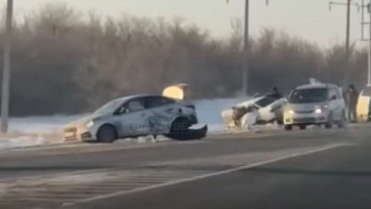 Место аварии