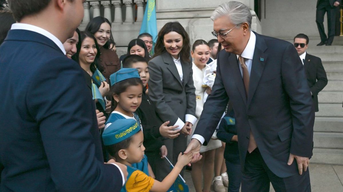 Касым-Жомарт Токаев с детьми