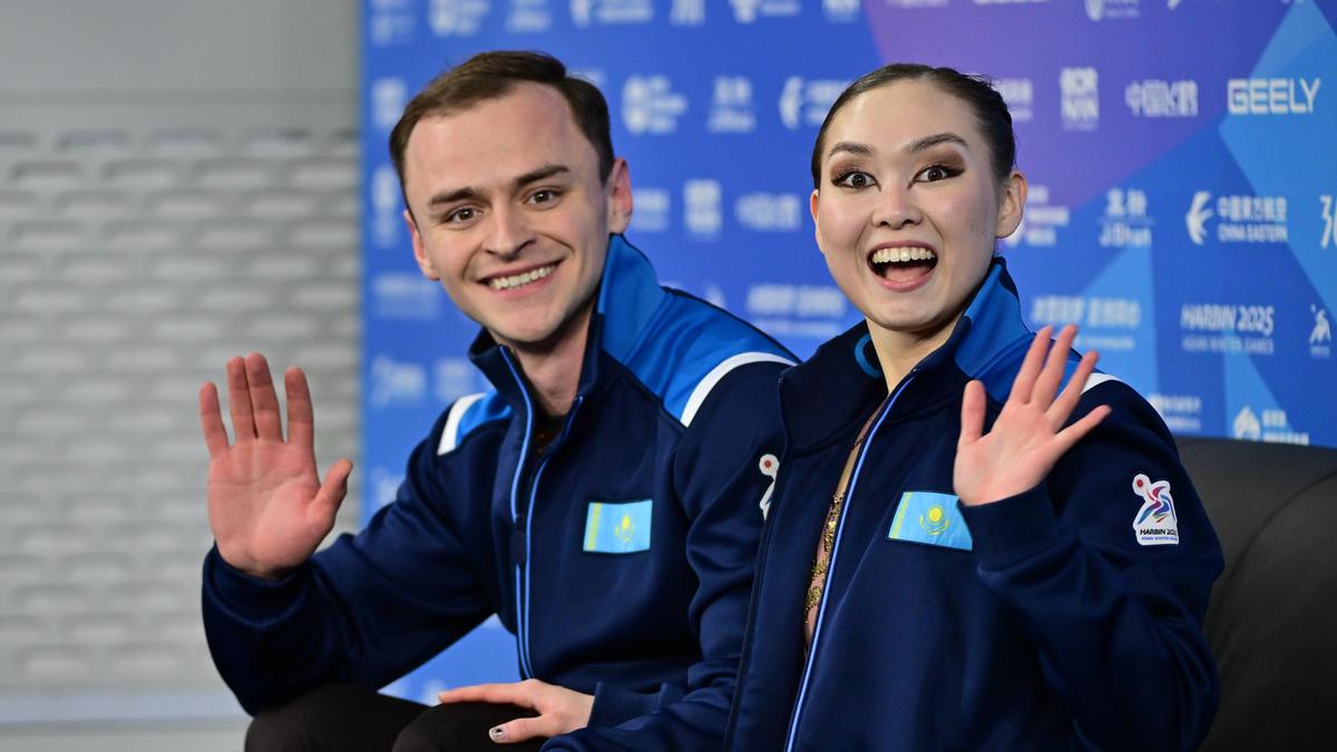 Казахстанские фигуристы Гаухар Наурызова и Бойсангур Датиев
