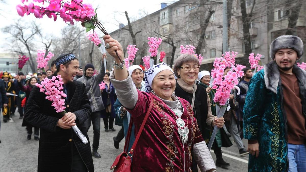 Наурыз отмечают в Алматы