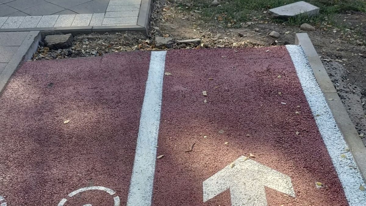 Велодорожка в Алматы
