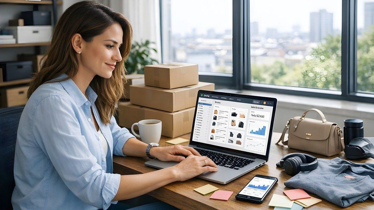 Женщина на работе