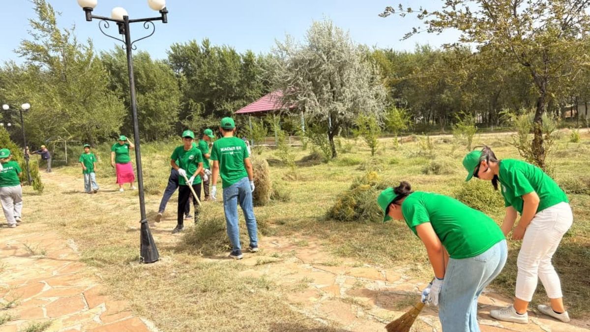 Акция "Таза Қазақстан" в Туркестанской области