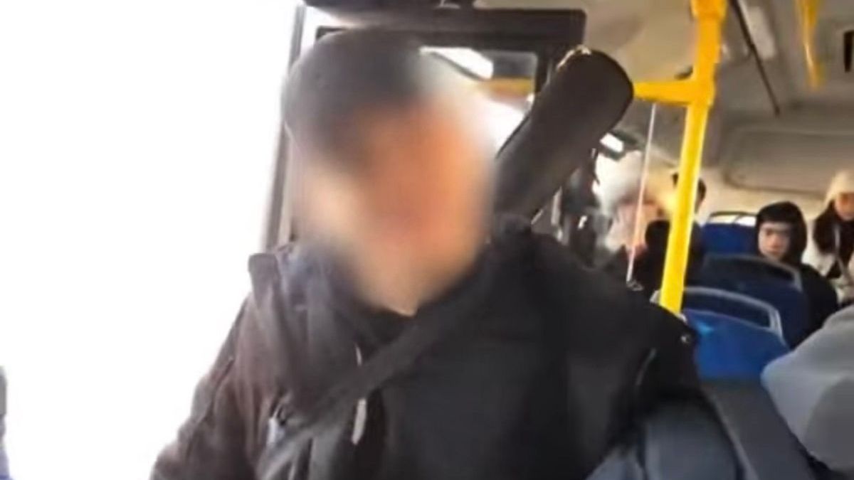 Конфликт в автобусе в Алматы