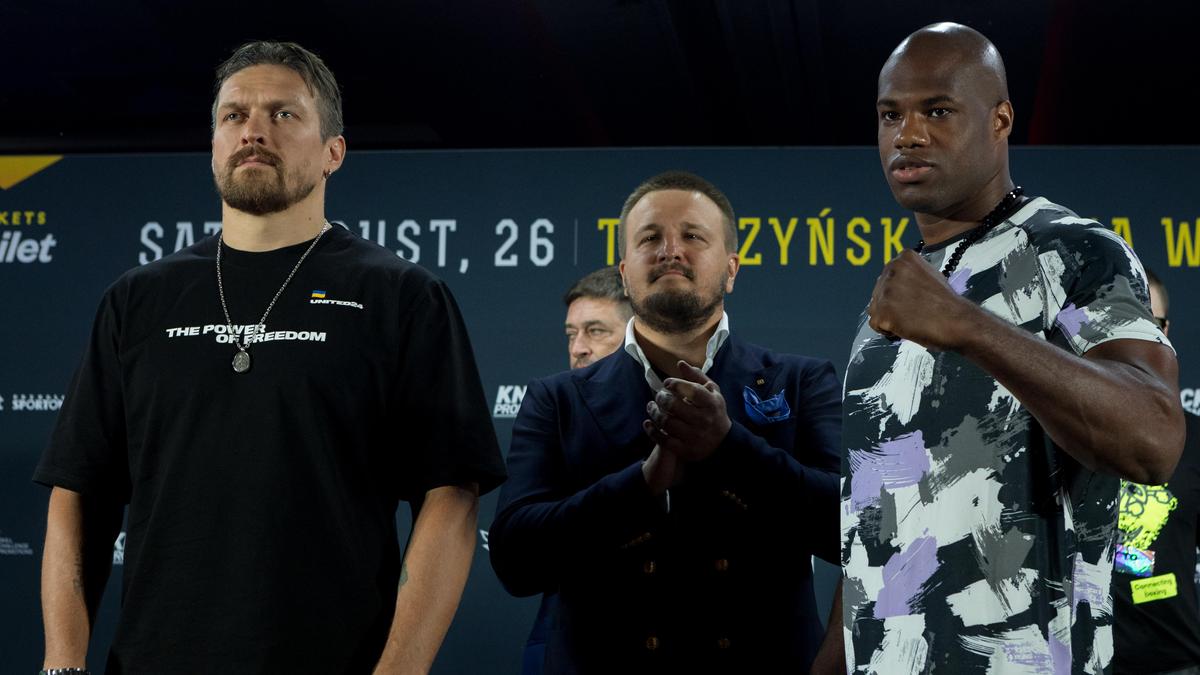 Александр Усик и Дэниель Дюбуа Александр Усик и Дэниель Дюбуа