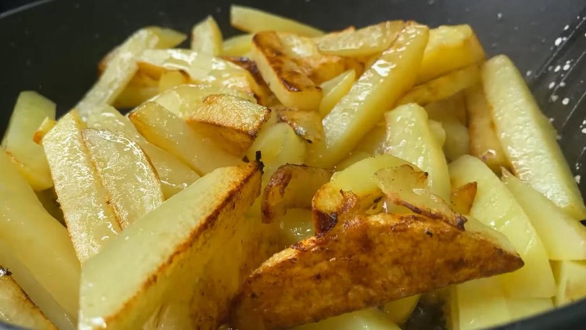 Обжаривание картофеля
