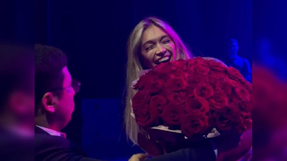 Вера Брежнева и ее поклонник Вера Брежнева и ее поклонник