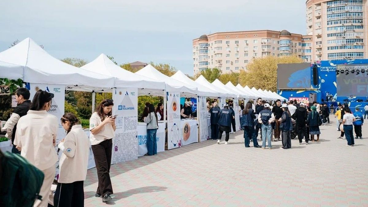 Атыраудағы еріктілер фестивалі