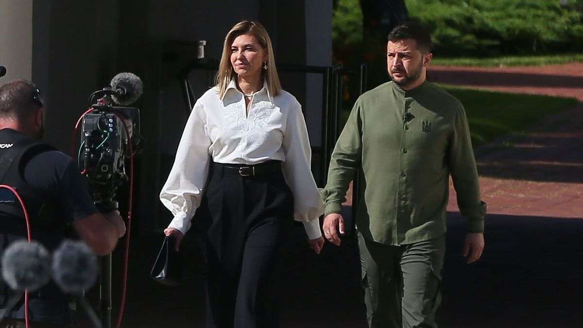 Елена и Владимир Зеленские