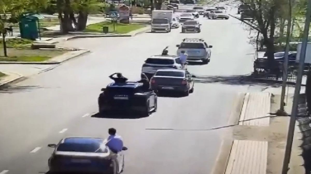 Нарушения на дороге в Караганде