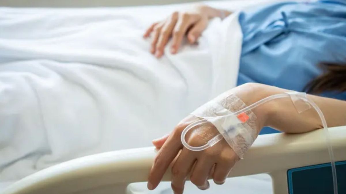 Ауруханадағы әйел