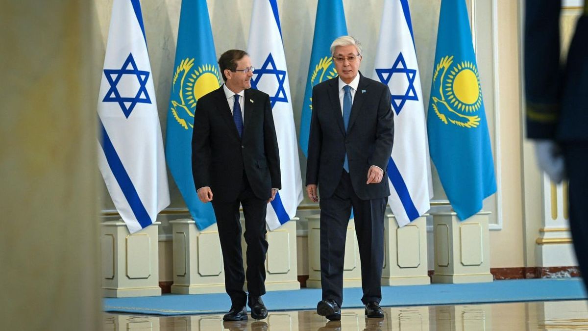 Ицхак Герцог и Касым-Жомарт Токаев