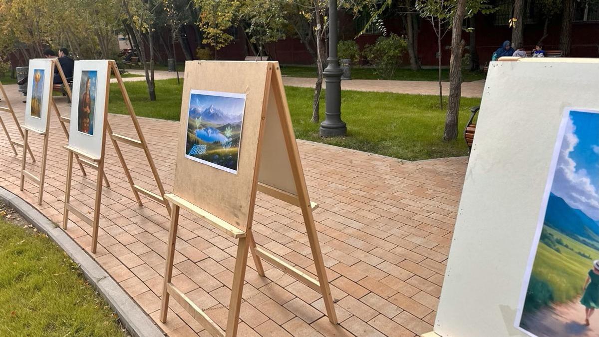 Выставка ИИ-рисунков