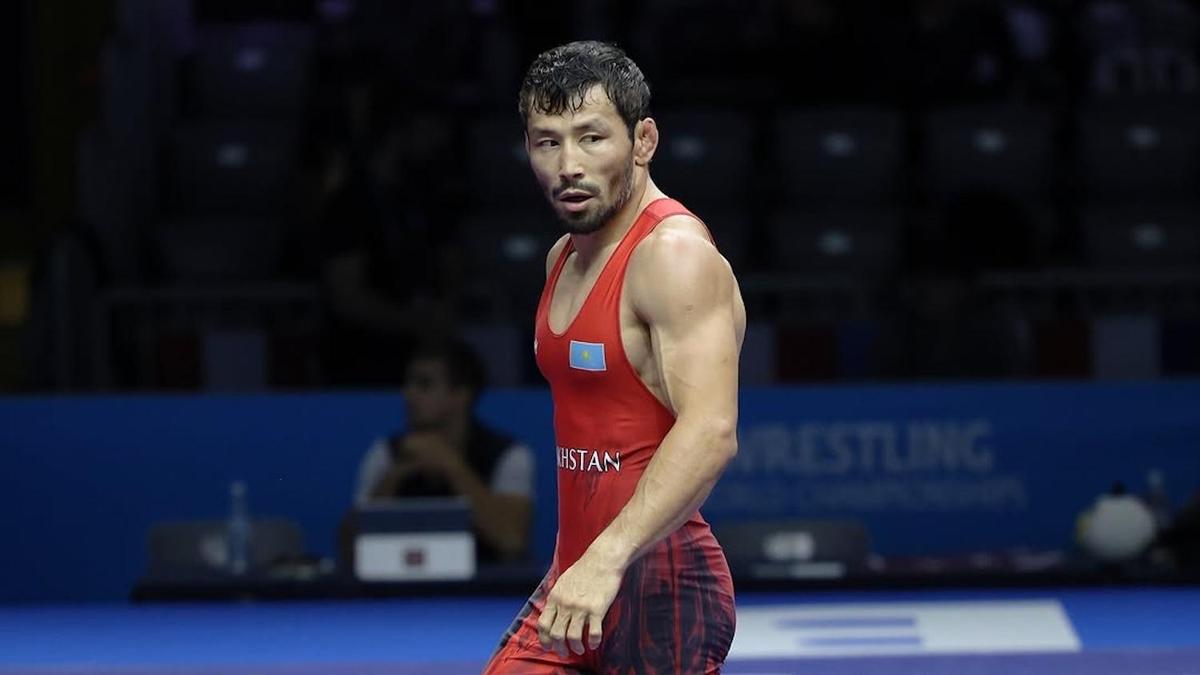 Казахстанский борец Демеу Жадраев