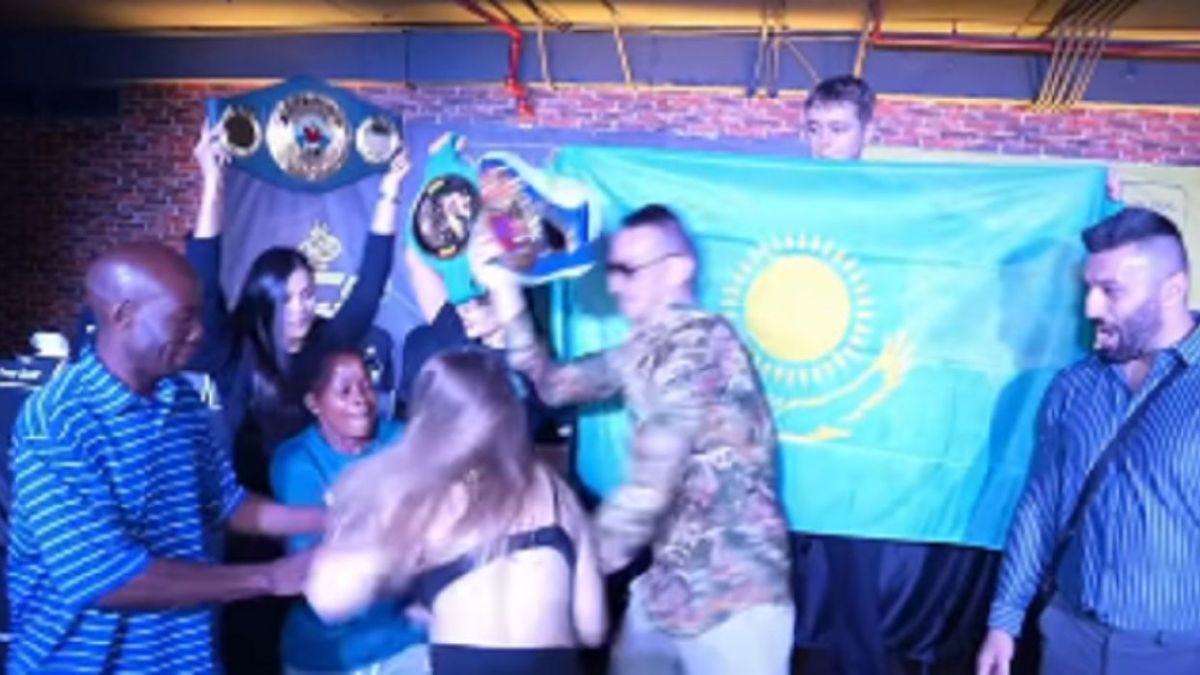 Потасовка с участием Ангелины Лукас